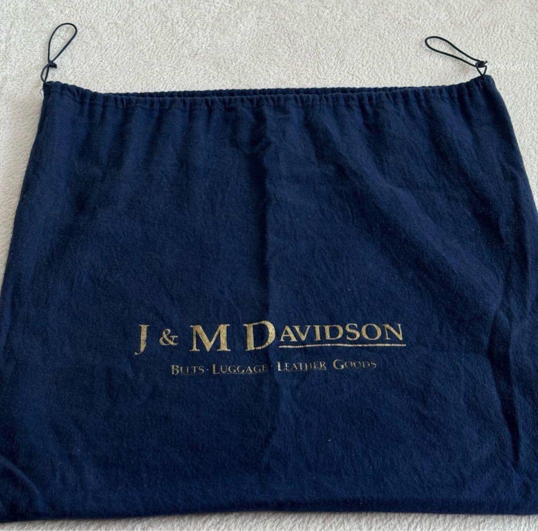 J&M DAVIDSON 高級レザー　ブライドル　ハンドバッグ　ターンロック