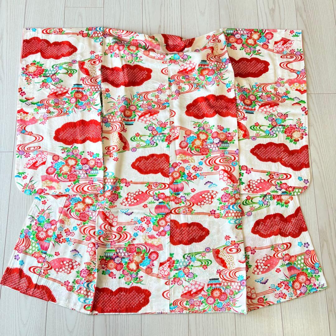 姉妹　2着分　子供　着物　七五三 お揃い　絞り