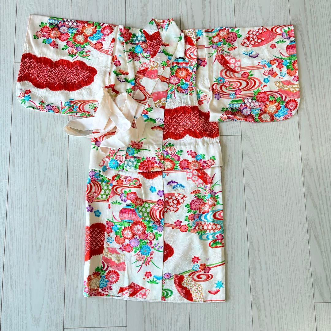 姉妹　2着分　子供　着物　七五三 お揃い　絞り