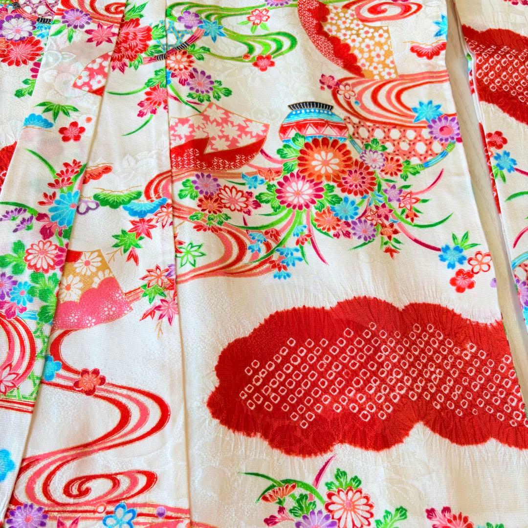 姉妹　2着分　子供　着物　七五三 お揃い　絞り