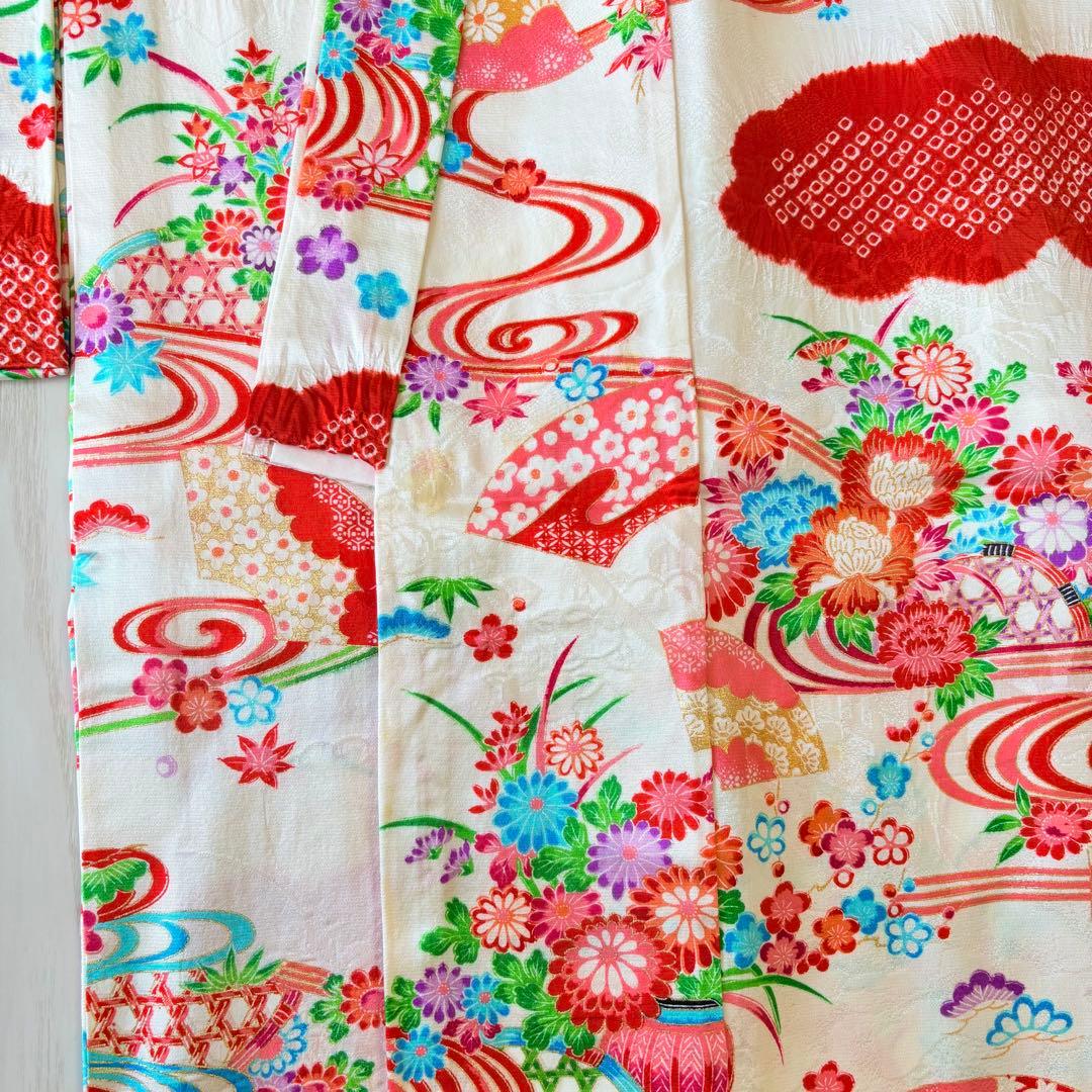 姉妹　2着分　子供　着物　七五三 お揃い　絞り