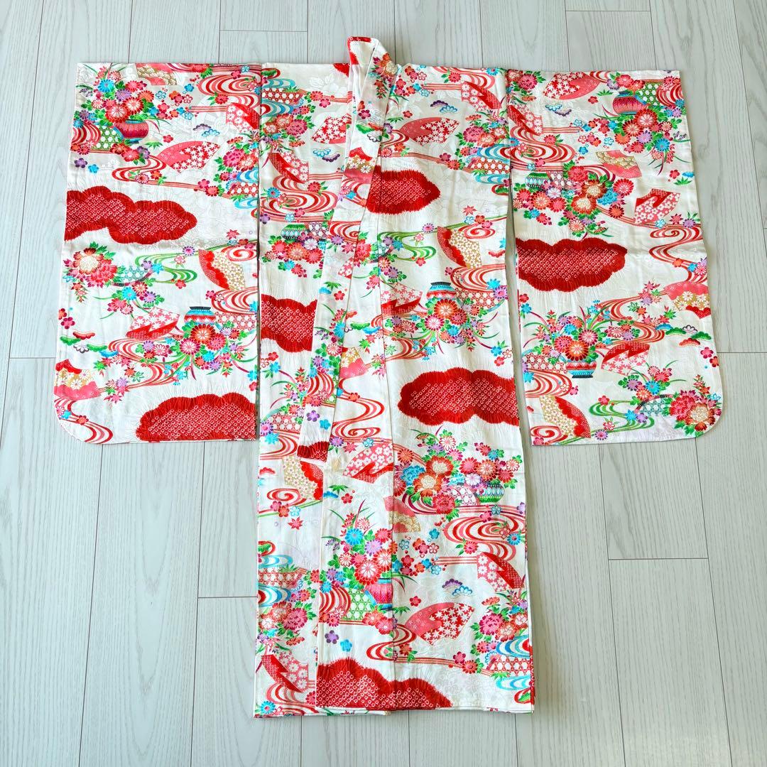 姉妹　2着分　子供　着物　七五三 お揃い　絞り