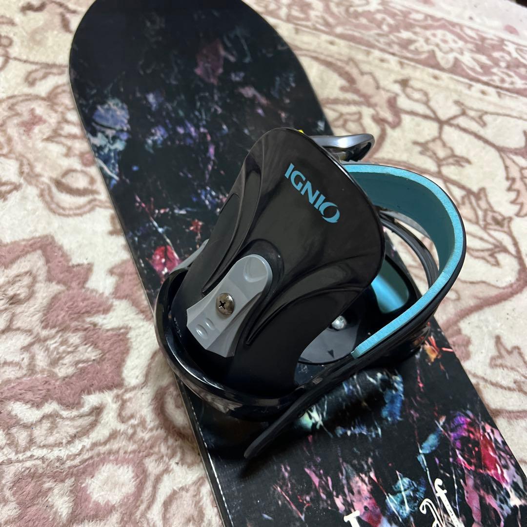 美品 子供用スノーボード 120cm ブーツ 21cm 3点セット 22-23