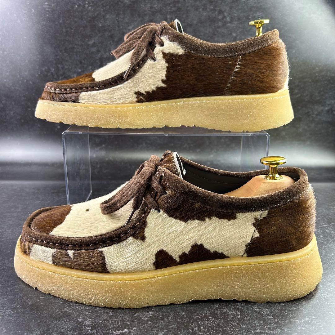 月末最終価格 超美品 Clarks×ZARA ハラコ モカシンブーツ 26.5