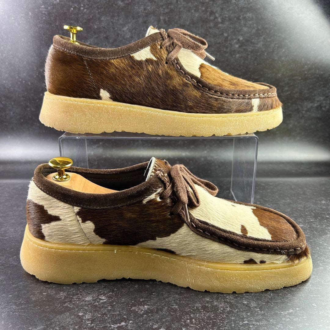 月末最終価格 超美品 Clarks×ZARA ハラコ モカシンブーツ 26.5