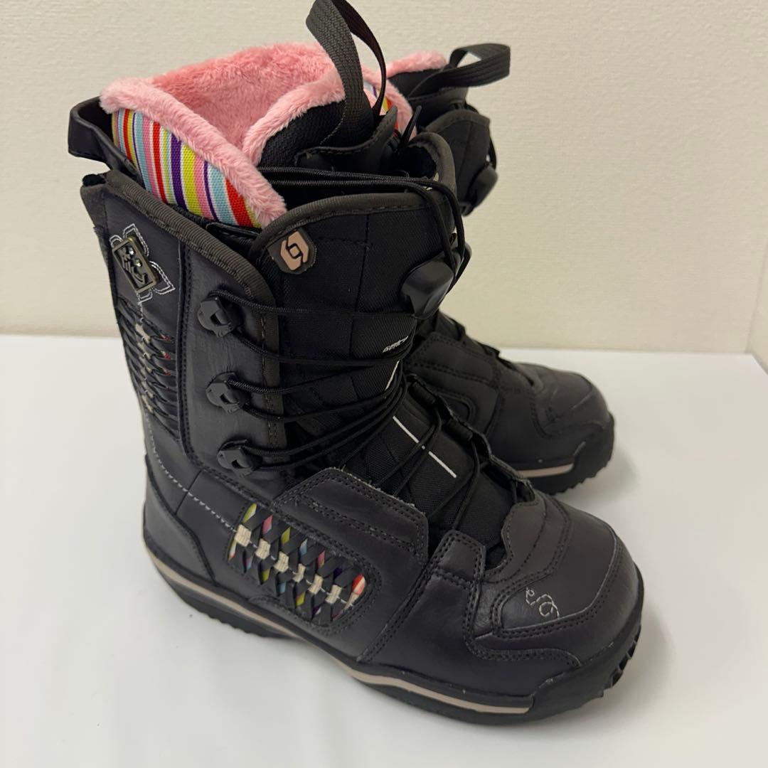 SALOMON レディーススノーボードブーツ 23.0cm ダークブラウン