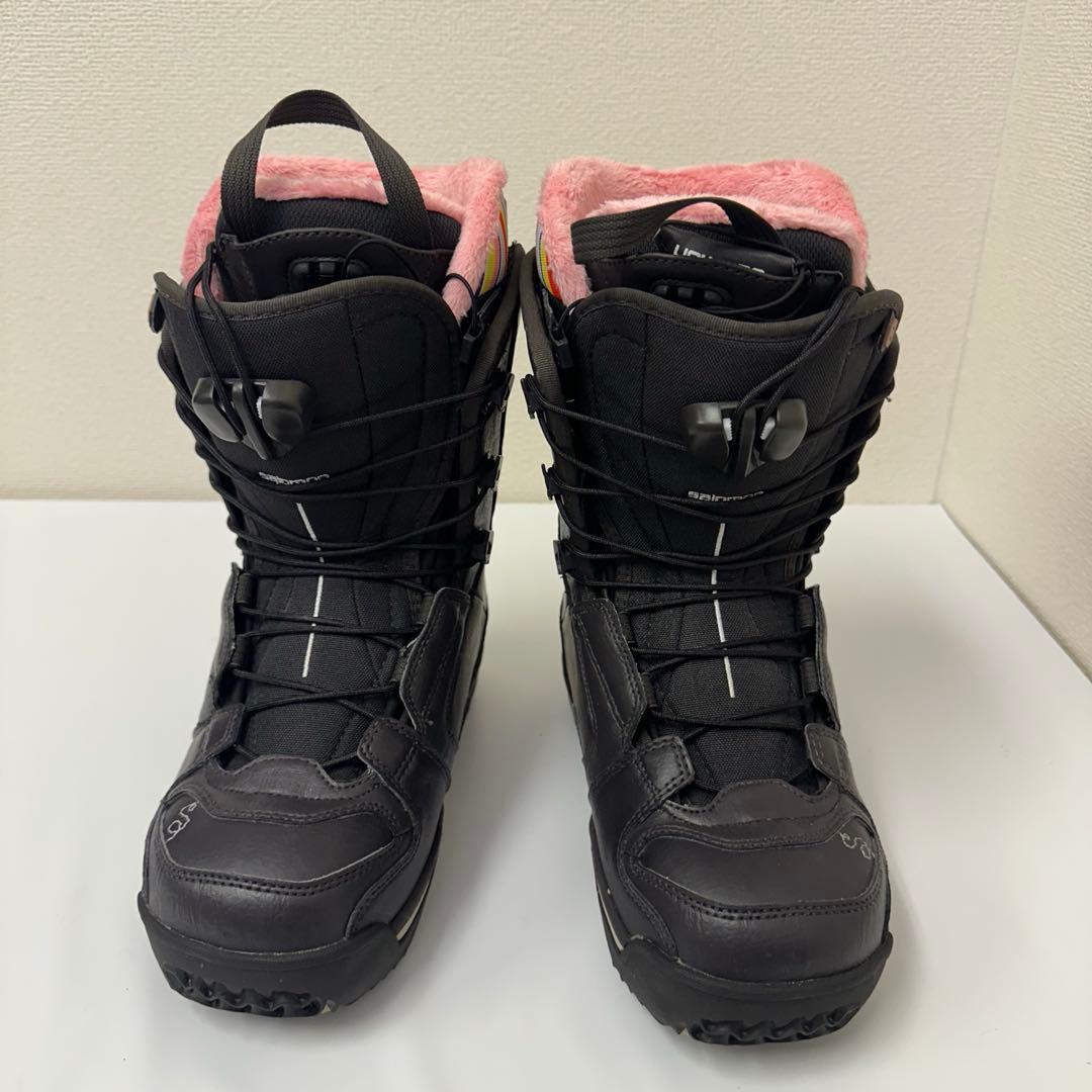 SALOMON レディーススノーボードブーツ 23.0cm ダークブラウン