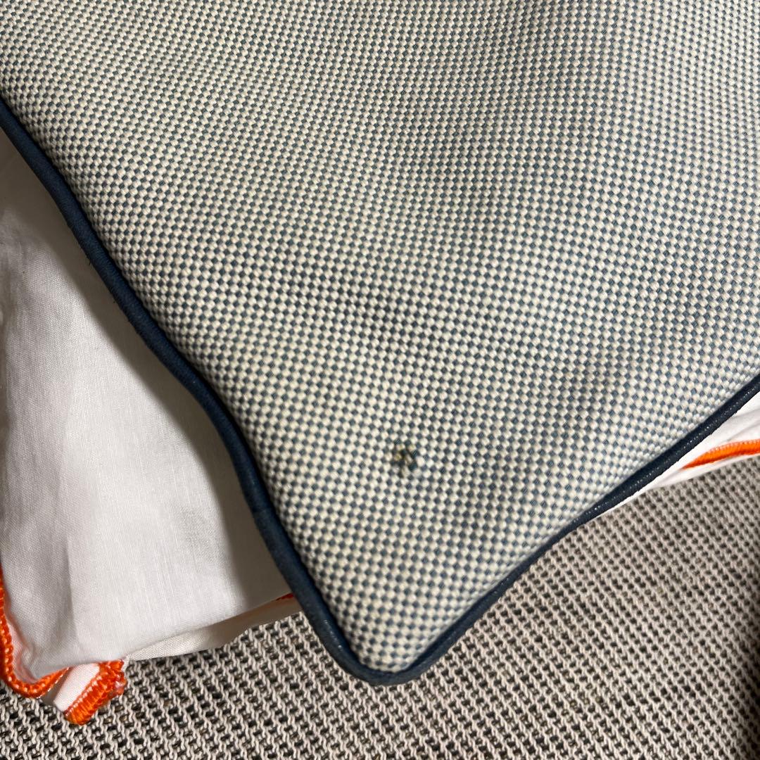 エルメス　植物柄 クッション3pダメージあり