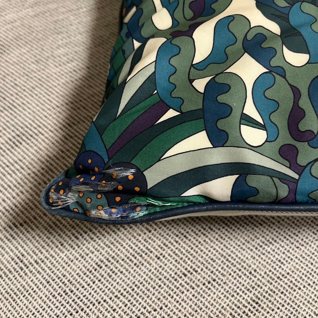 エルメス　植物柄 クッション3pダメージあり