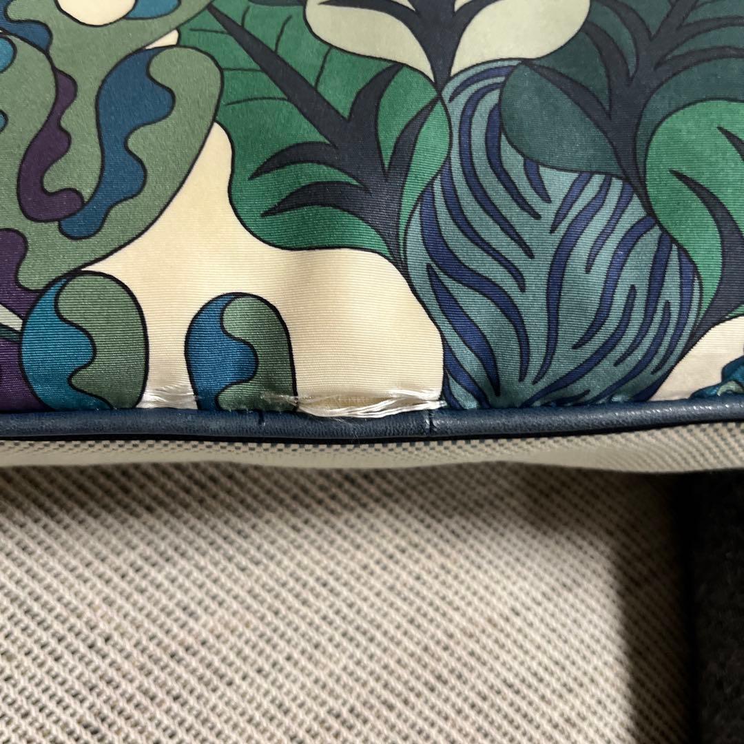 エルメス　植物柄 クッション3pダメージあり