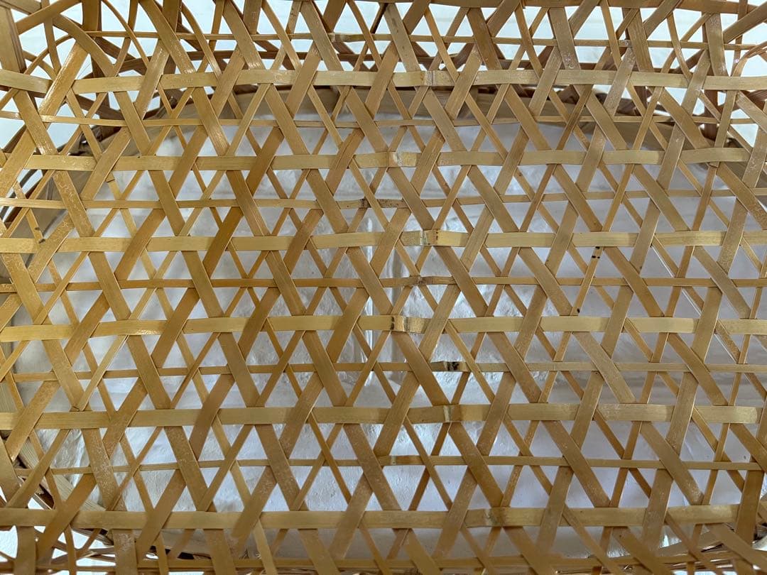 ♡橋本晴美です♡ 麻の葉編み　茶碗かご