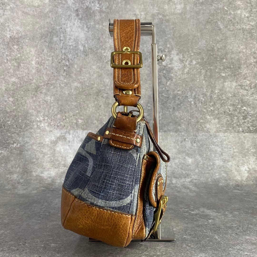 バッグ Coach Legacy Denim One Shoulder Bag