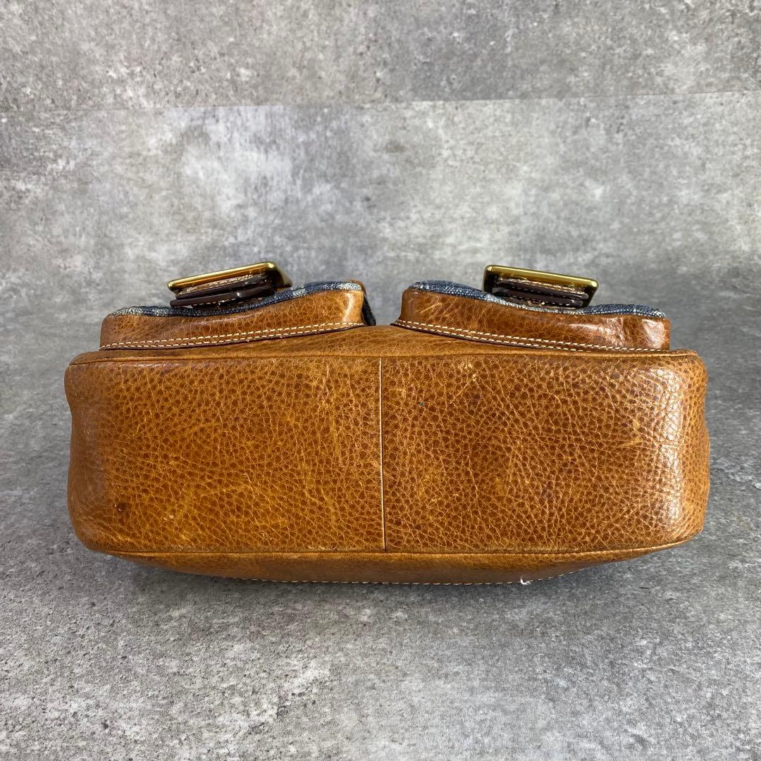 バッグ Coach Legacy Denim One Shoulder Bag