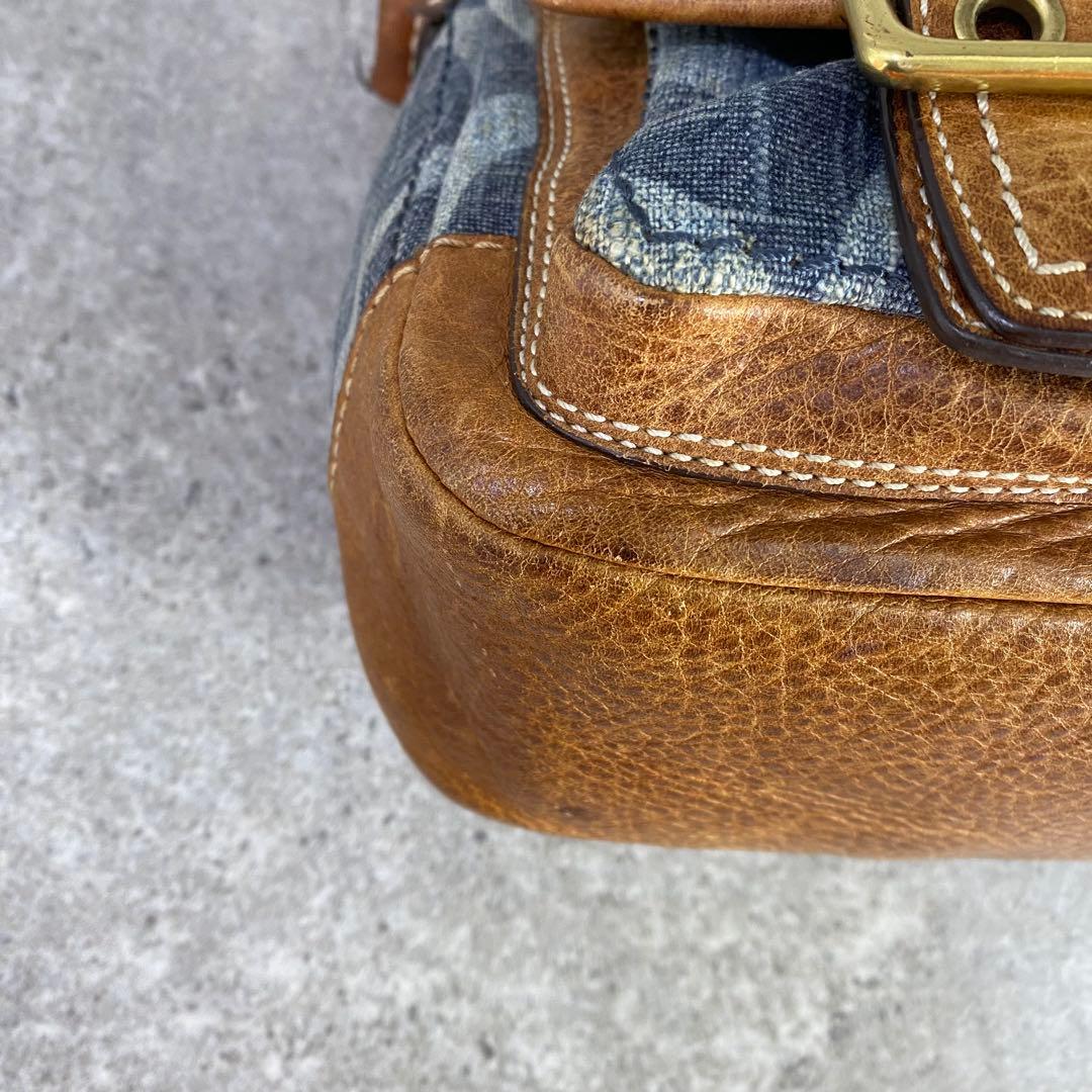 バッグ Coach Legacy Denim One Shoulder Bag