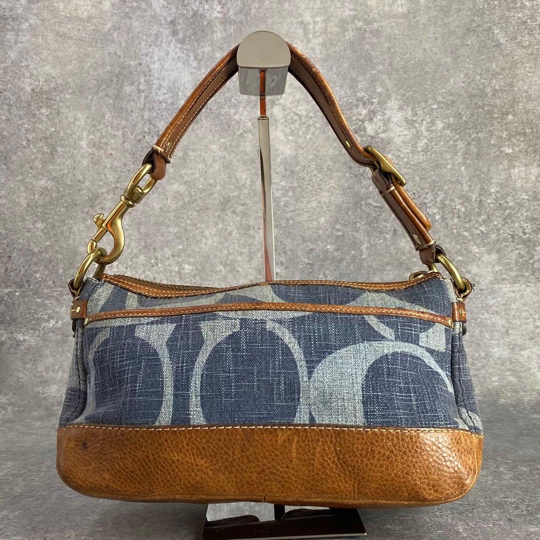 バッグ Coach Legacy Denim One Shoulder Bag