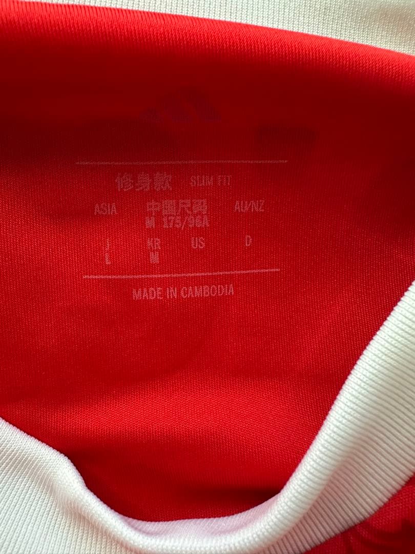 アーセナル　25/26 ホームユニフォーム長袖　デクランライス