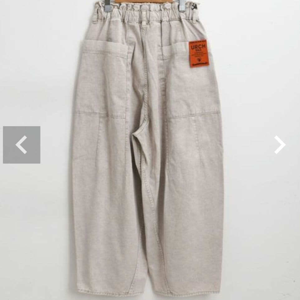 新品☆URCH コダワリカコウノフレンチワークPT　グレーR　[4314]F