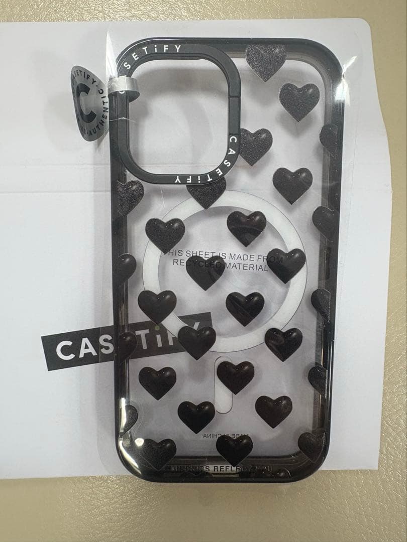 iPhone 16 Impact Ring Stand Case ブラック