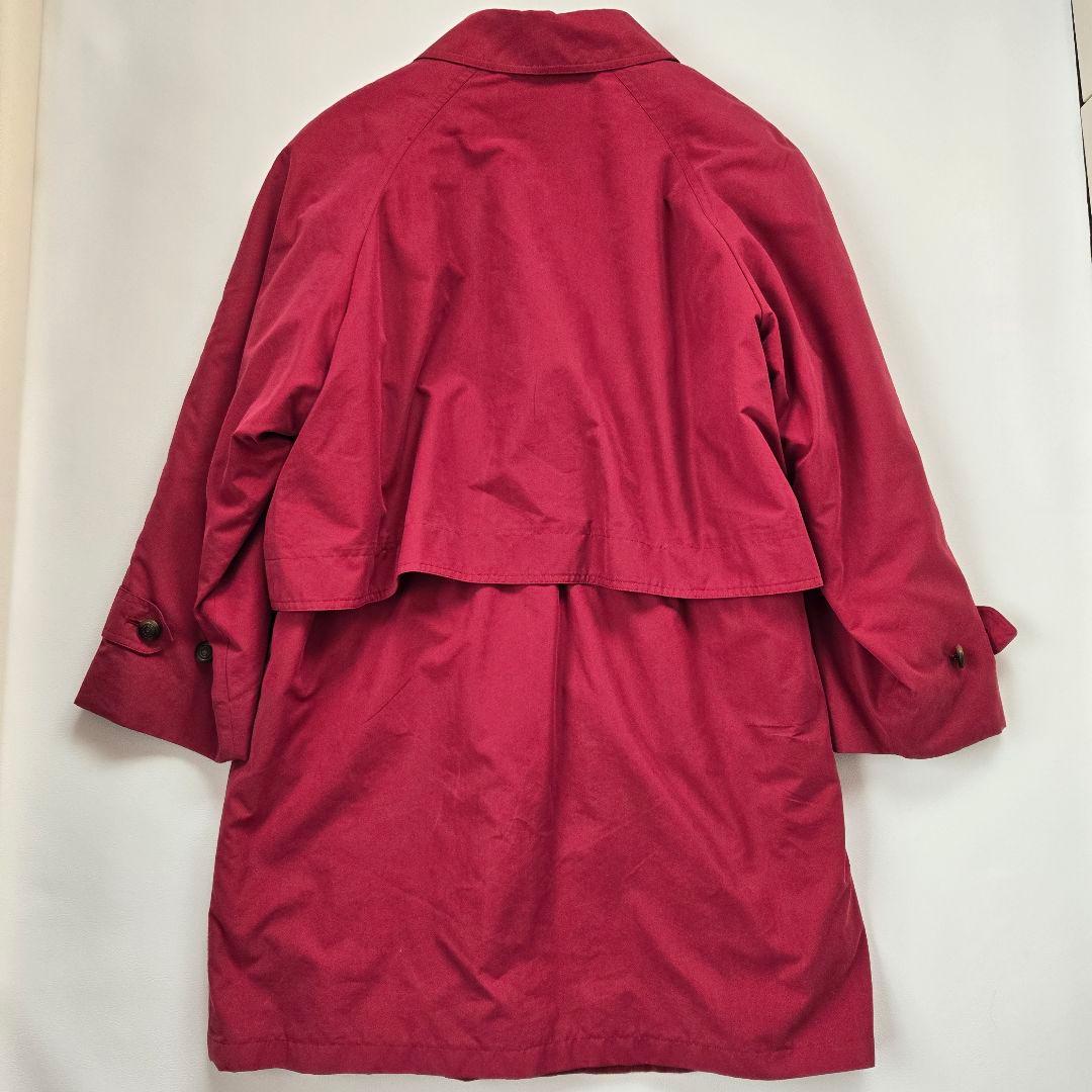 Burberrys ステンカラーコート キルティングライナー ドローコード 赤