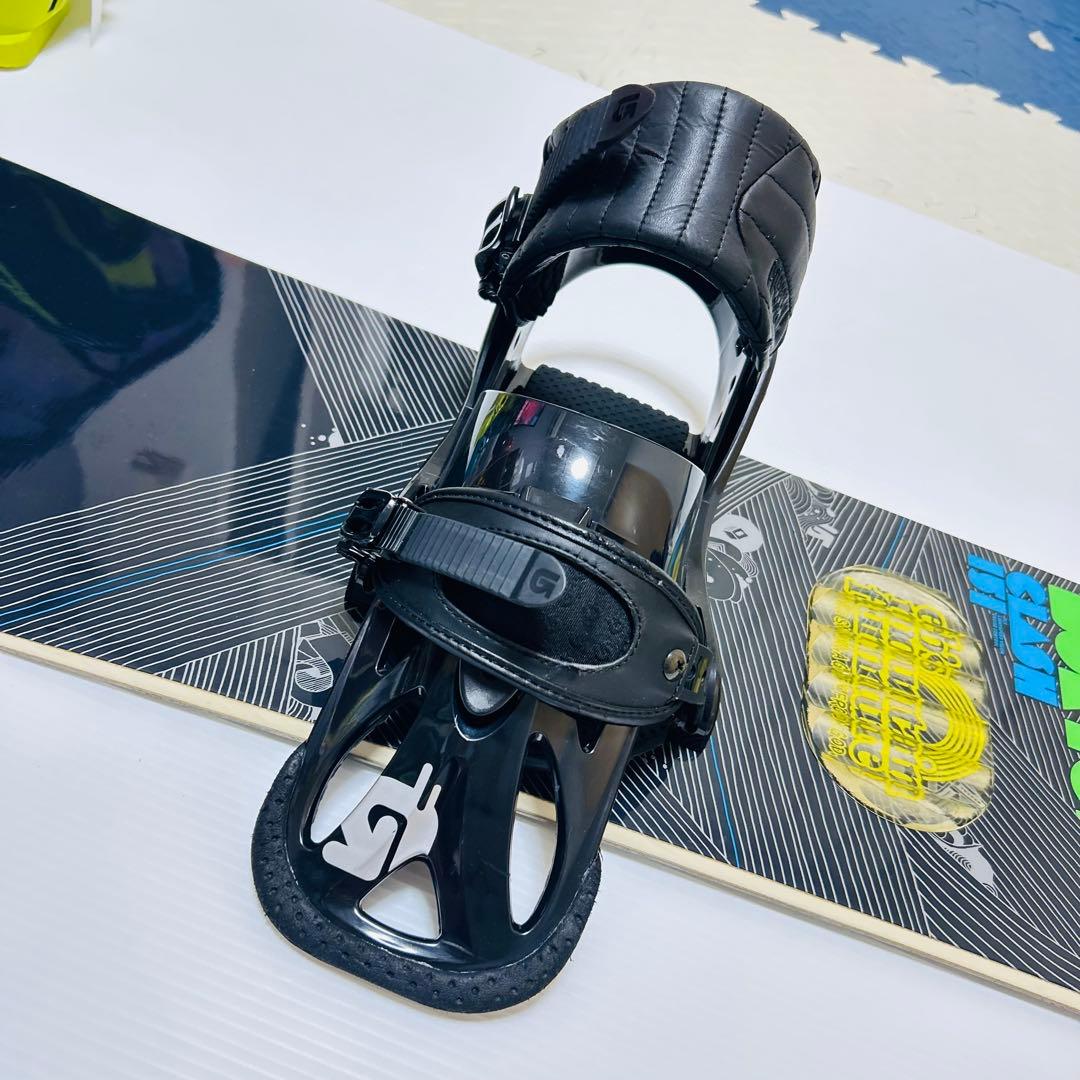 【美品】BURTON CLASH スノーボード ビンディング付き Mサイズ