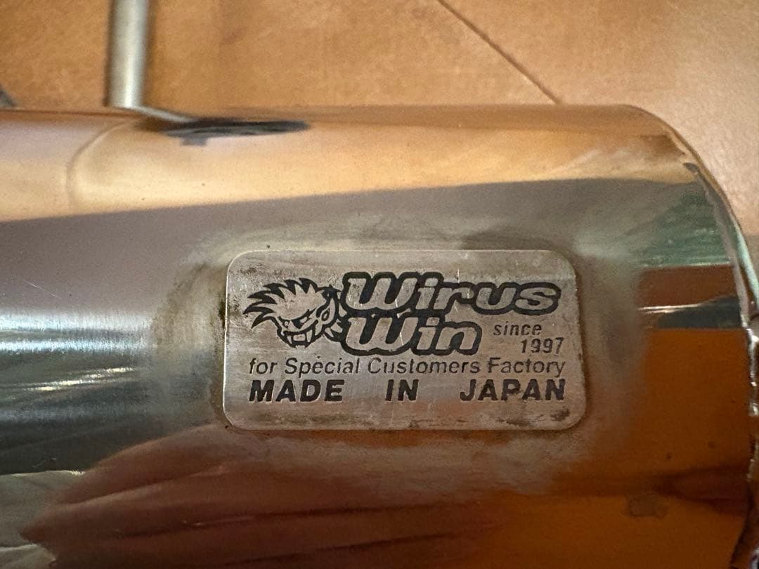 ダイハツミラWirusWin ステンレス マフラー