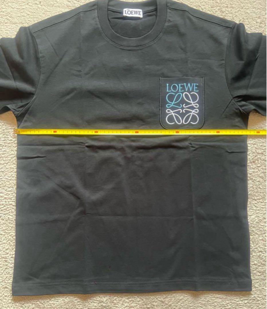 LOEWE リラックスフィット Tシャツ ロエベ 胸ポケット 刺繍 ワンポイント