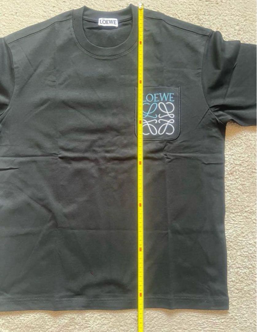 LOEWE リラックスフィット Tシャツ ロエベ 胸ポケット 刺繍 ワンポイント