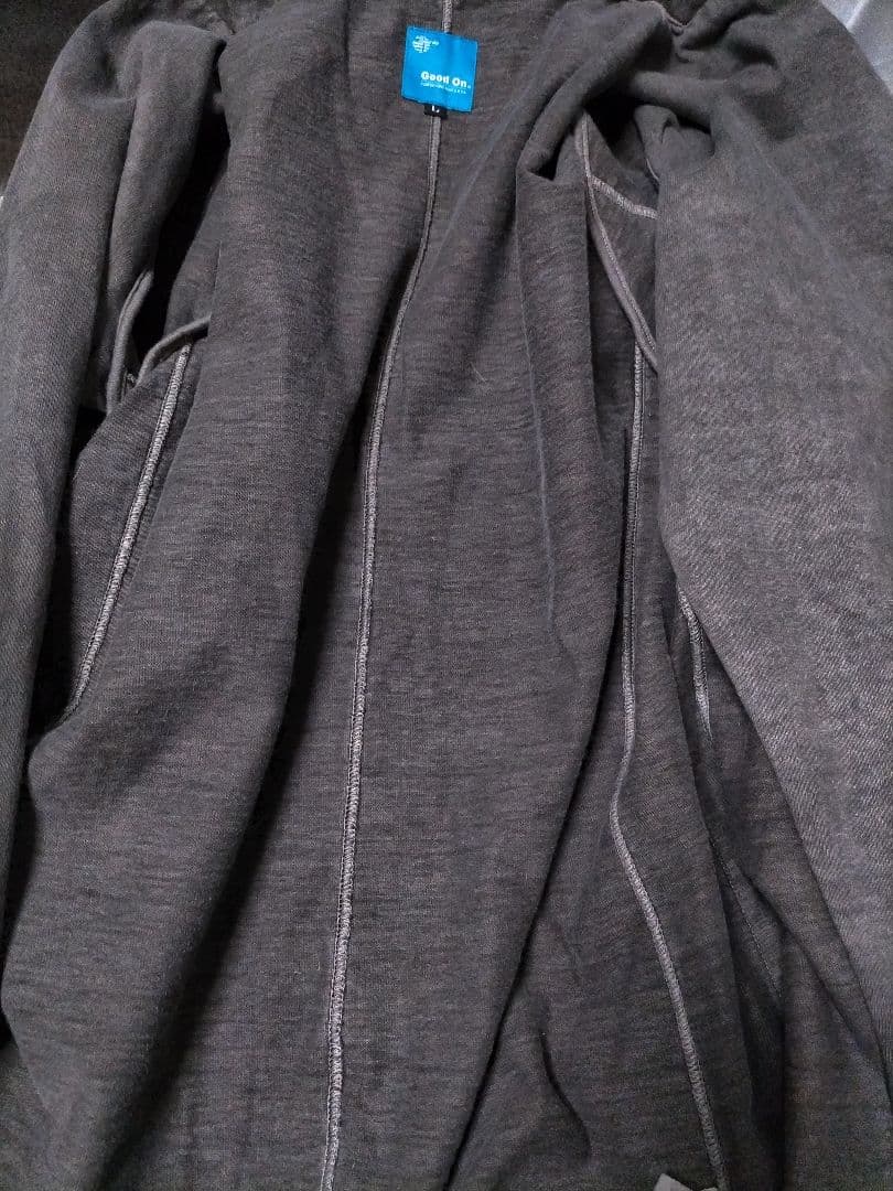 グッドオン　ヘビージャージーテーラージャケット　グレー ピグメント