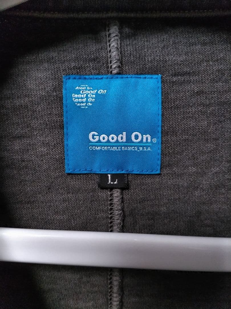 グッドオン　ヘビージャージーテーラージャケット　グレー ピグメント