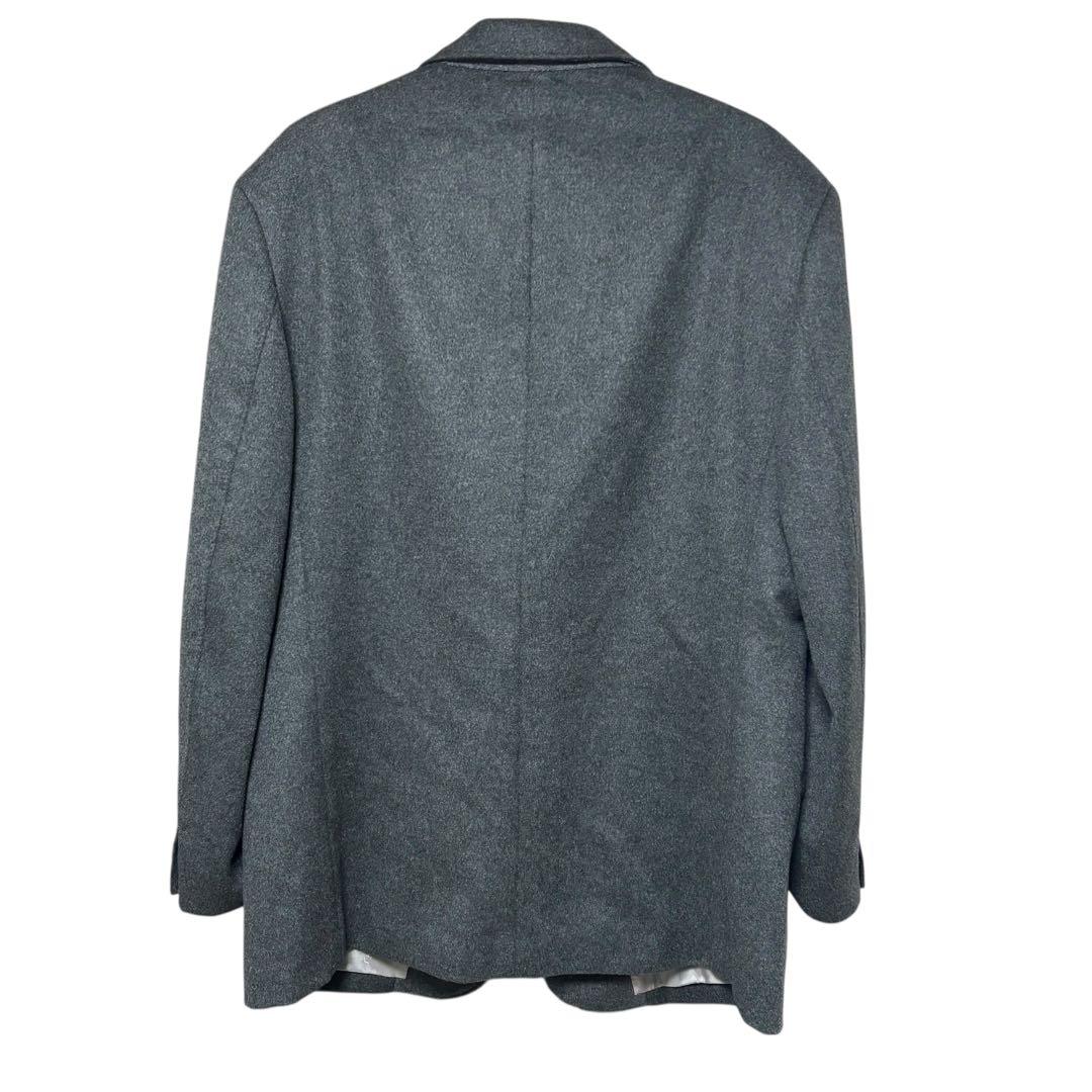 【極美品】パパス シングル テーラードジャケット カシミヤ100% グレー　Ｌ