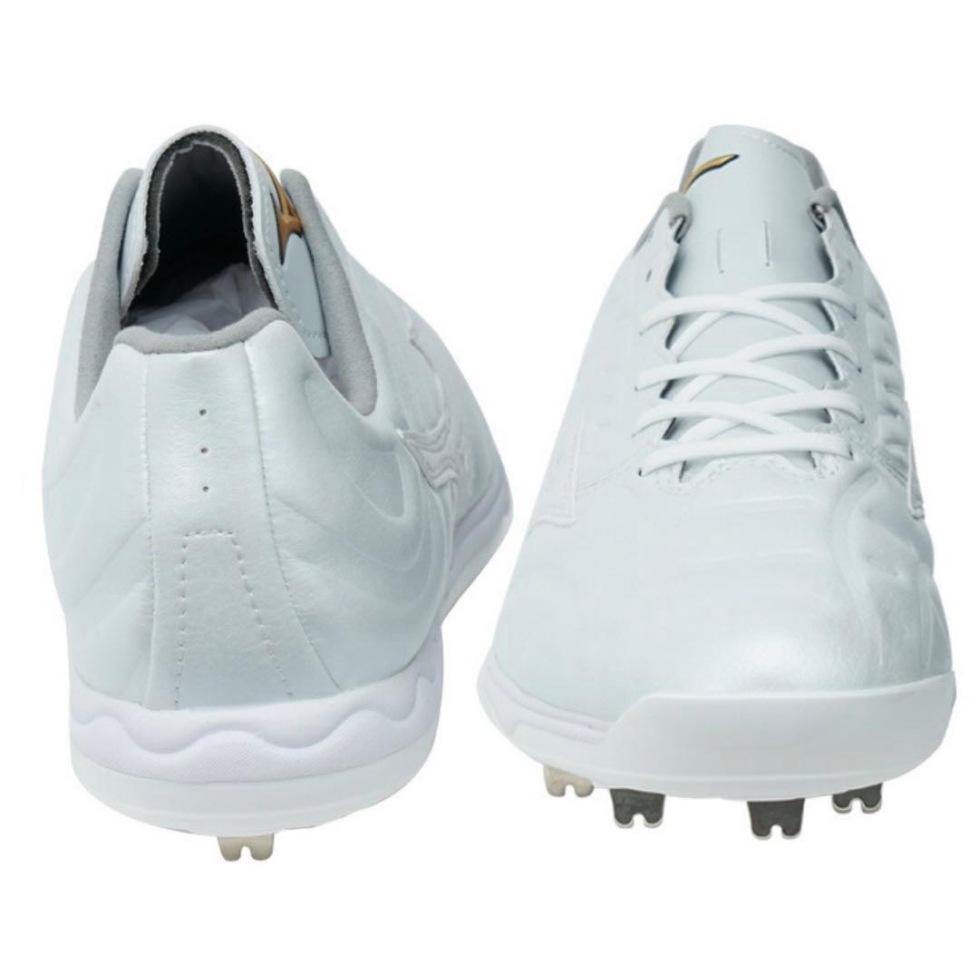 【球速が上がるスパイク】ミズノプロ 野球白スパイク 投手向け スピードレボ プロ