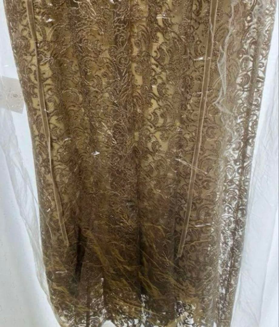 【美品】FRAY I.D パーティドレス　ベージュ　結婚式