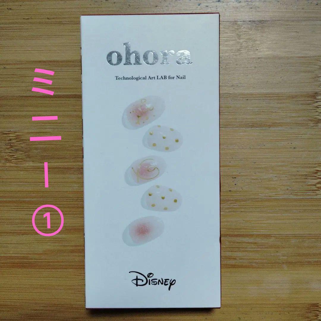 【ohora】ネイルシール セミキュアジェルネイル ディズニーコラボ 5種