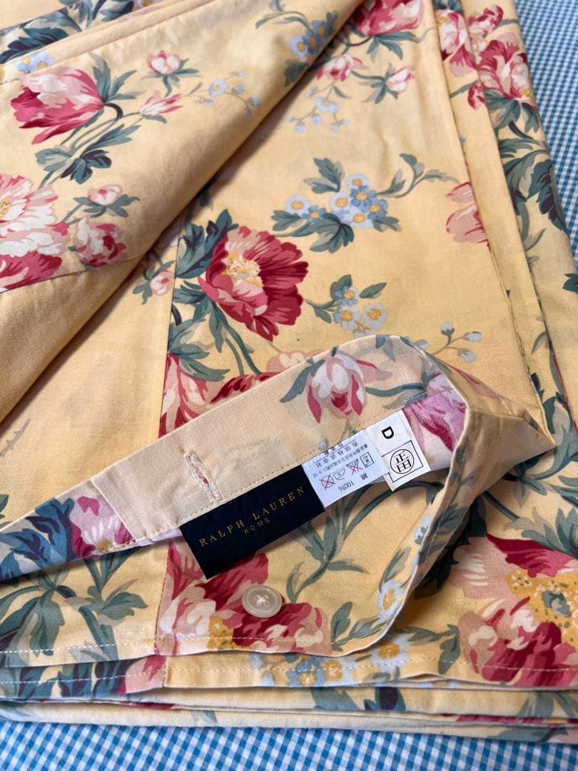 美品　RALPH LAUREN ラルフローレン　掛け布団カバーダブルサイズ