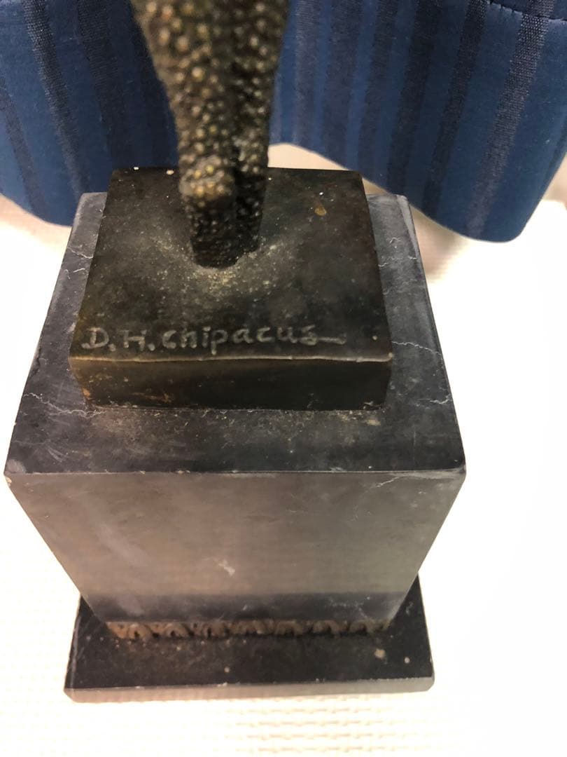 ブロンズ像　神　D.H. CHIPARUS DANCER　アールデコ　彫刻家