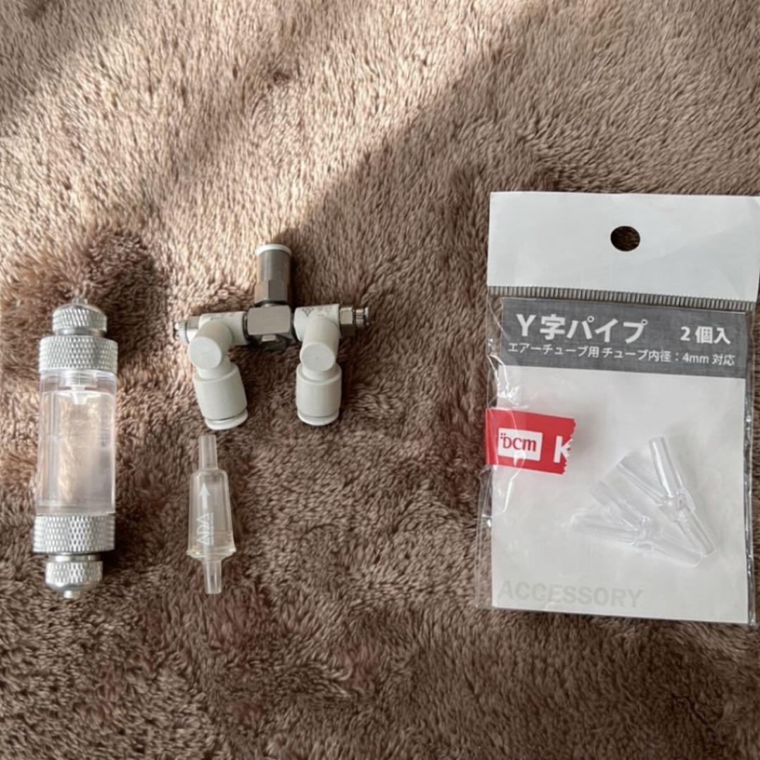 【値下げ】ADA 電磁弁 & CO2 レギュレーター & ミドボン変換アダプタ