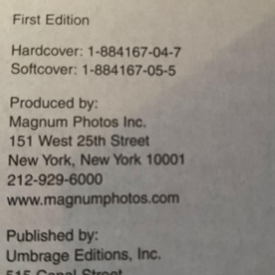 Paul Fusco / RFK Funeral Train サイン入り初版