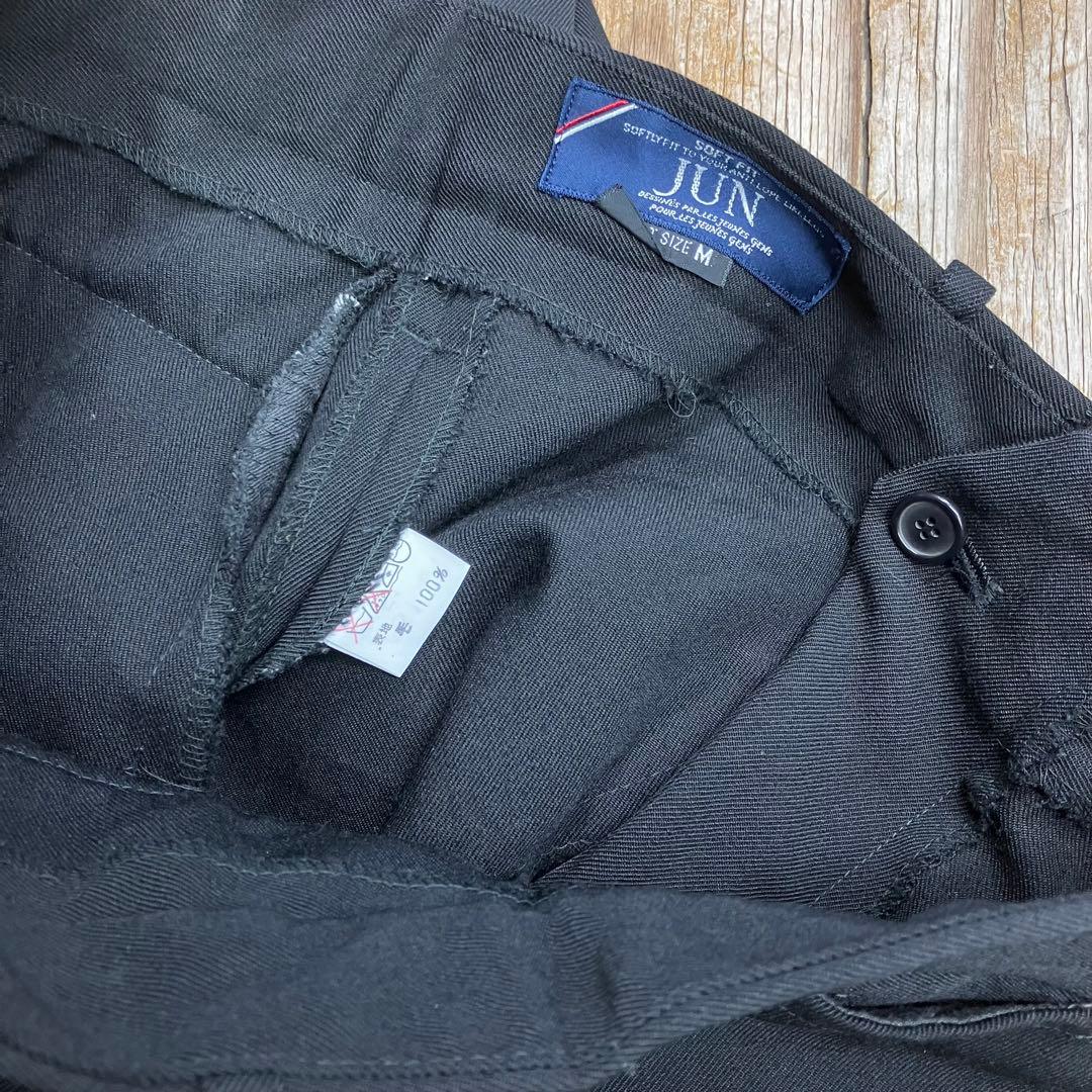 90s JUN 3ピース セットアップ ジャケット ベスト フレア スラックス