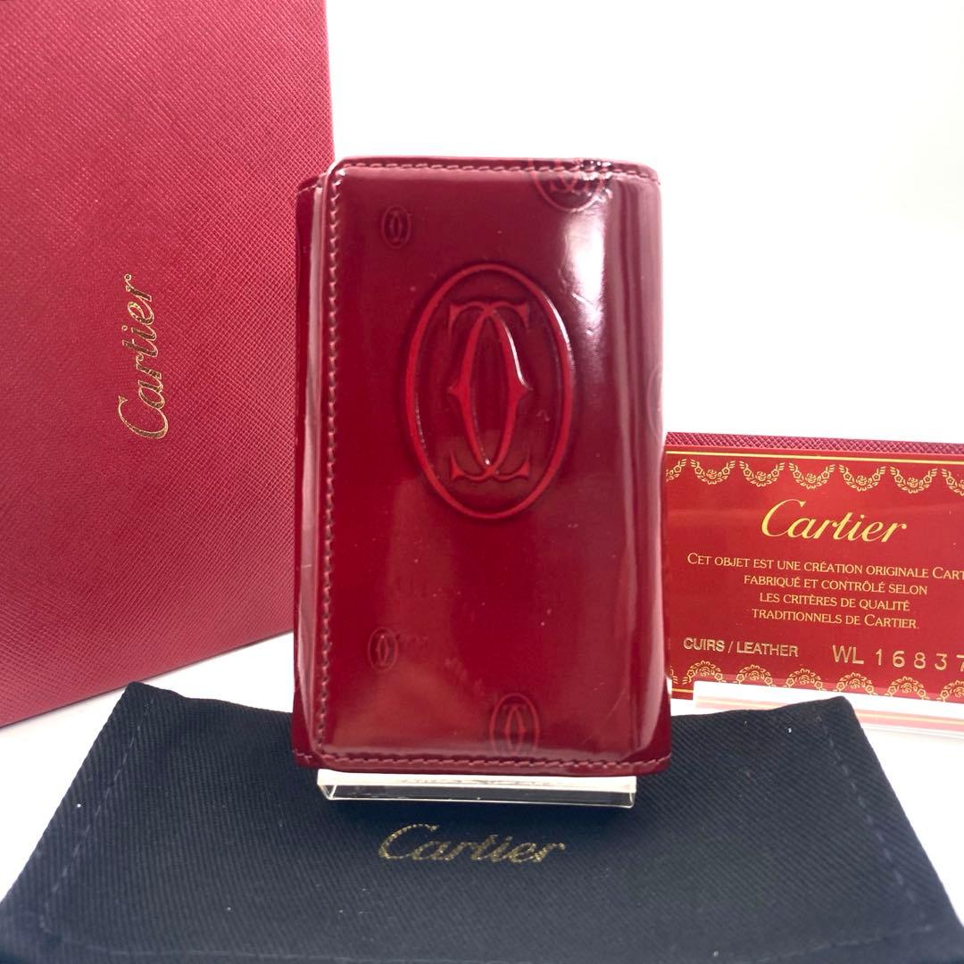 【箱付き】Cartier カルティエ ハッピーバースデー 6連 キーケース