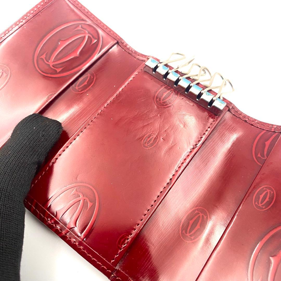 【箱付き】Cartier カルティエ ハッピーバースデー 6連 キーケース