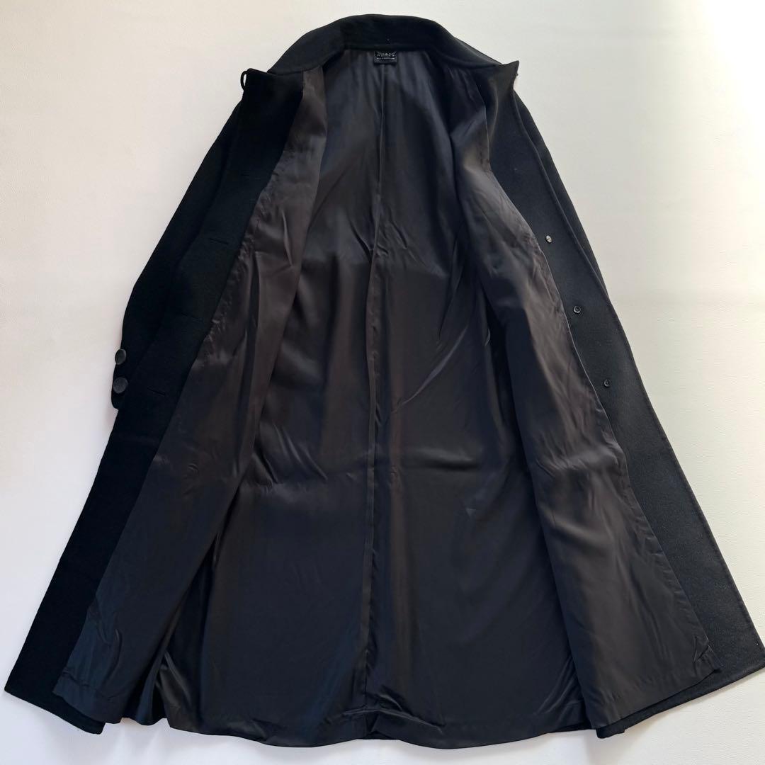 美品 AKRIS ロングコート カシミヤ アンゴラブレンド 着丈114㎝ 黒