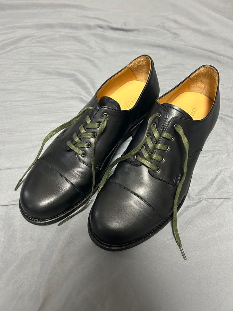 ORIGIO ブラック ストレートチップ