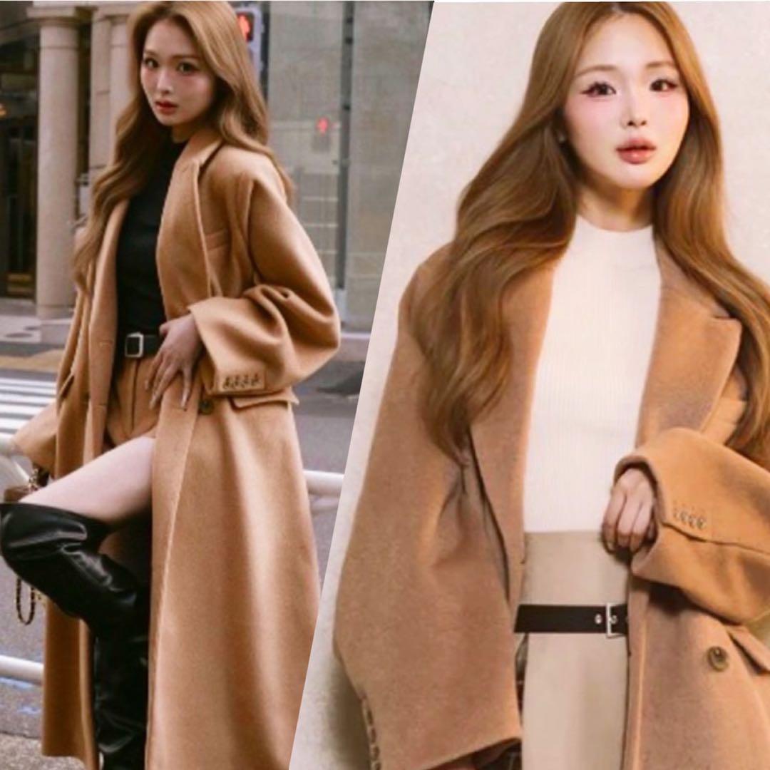 新品未開封　ダーリッチ darich ダブルロングチェスターコート　FREE