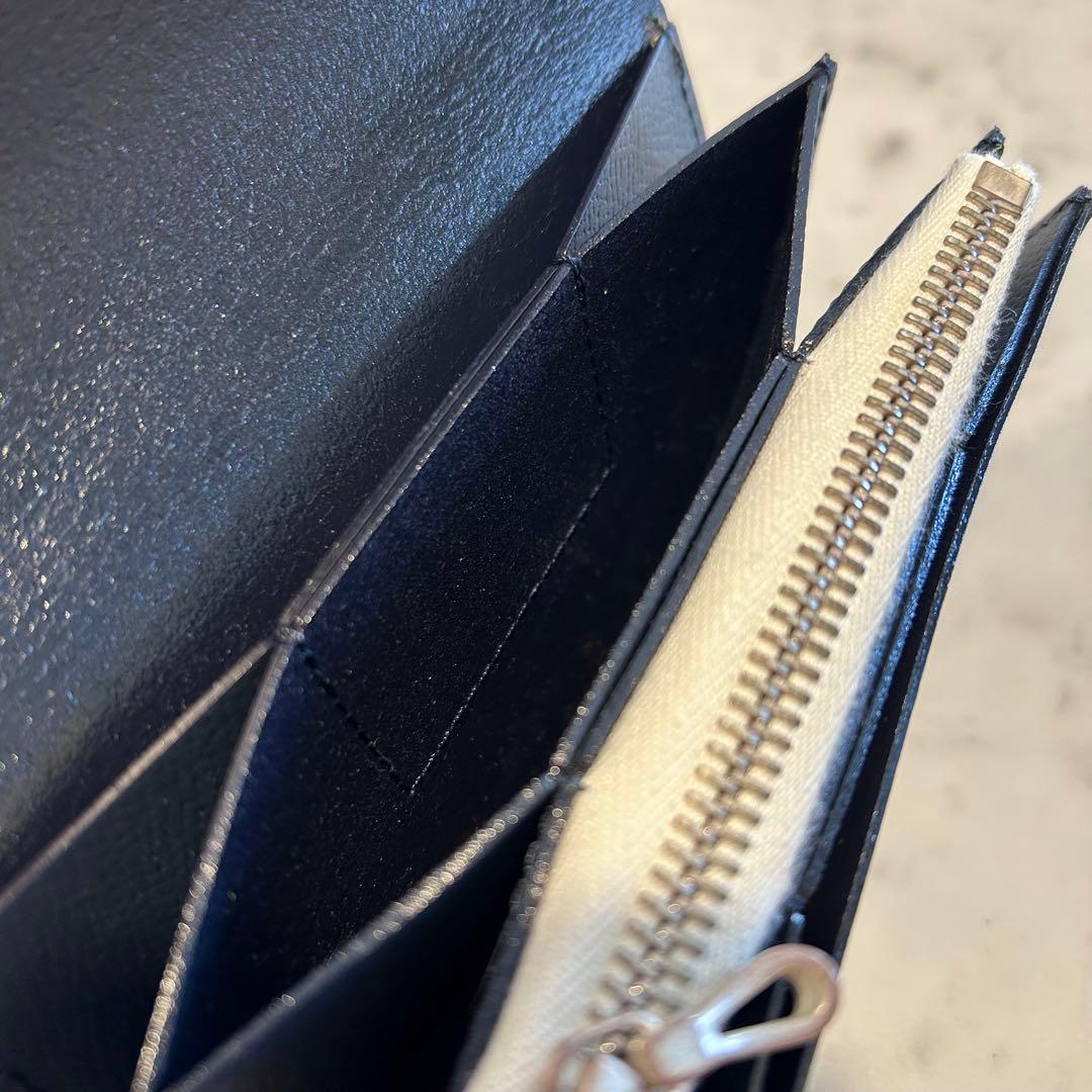 新品　DIGAWEL GARSON PURSE ギャルソンパース　ネイビー