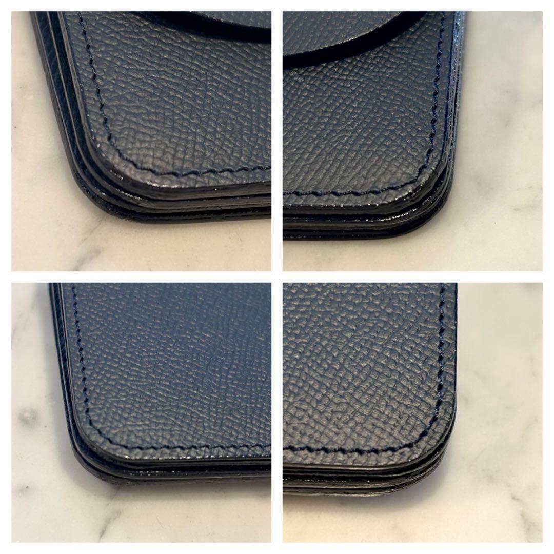 新品　DIGAWEL GARSON PURSE ギャルソンパース　ネイビー