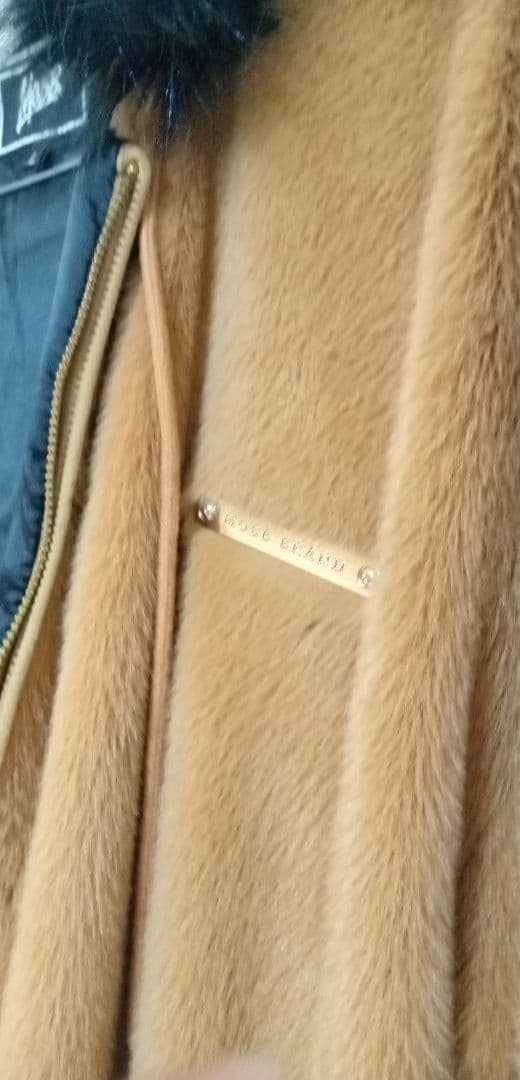 MOBB　レア L　ブラウン　ふわふわ　フード　パーカー　シャギー