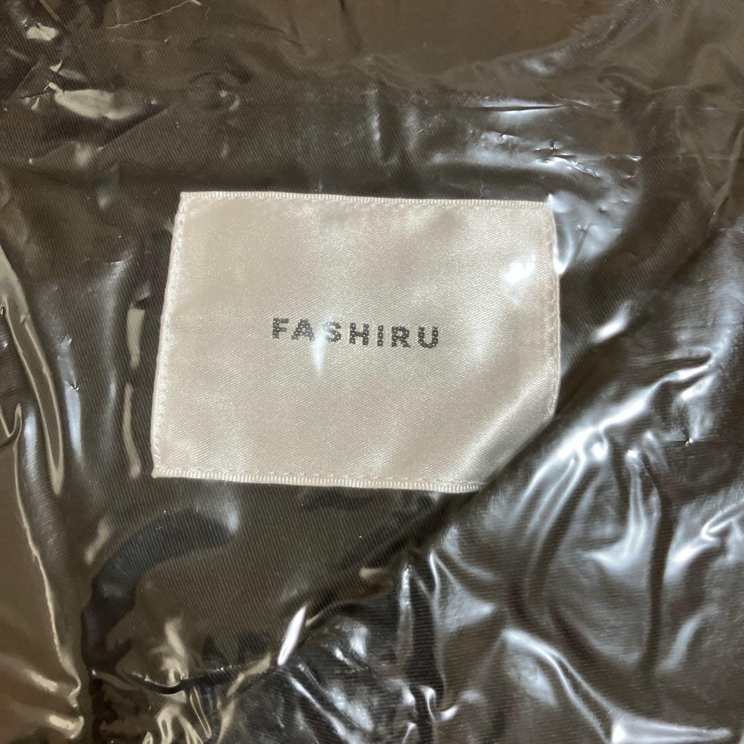 FASHIRU ファシル　ステンカラーコート　ブラック　ミドル丈