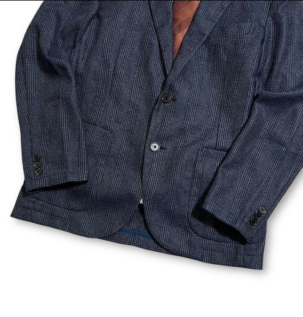 美品 マッキントッシュフィロソフィー グレンチェック柄 セットアップ スーツ