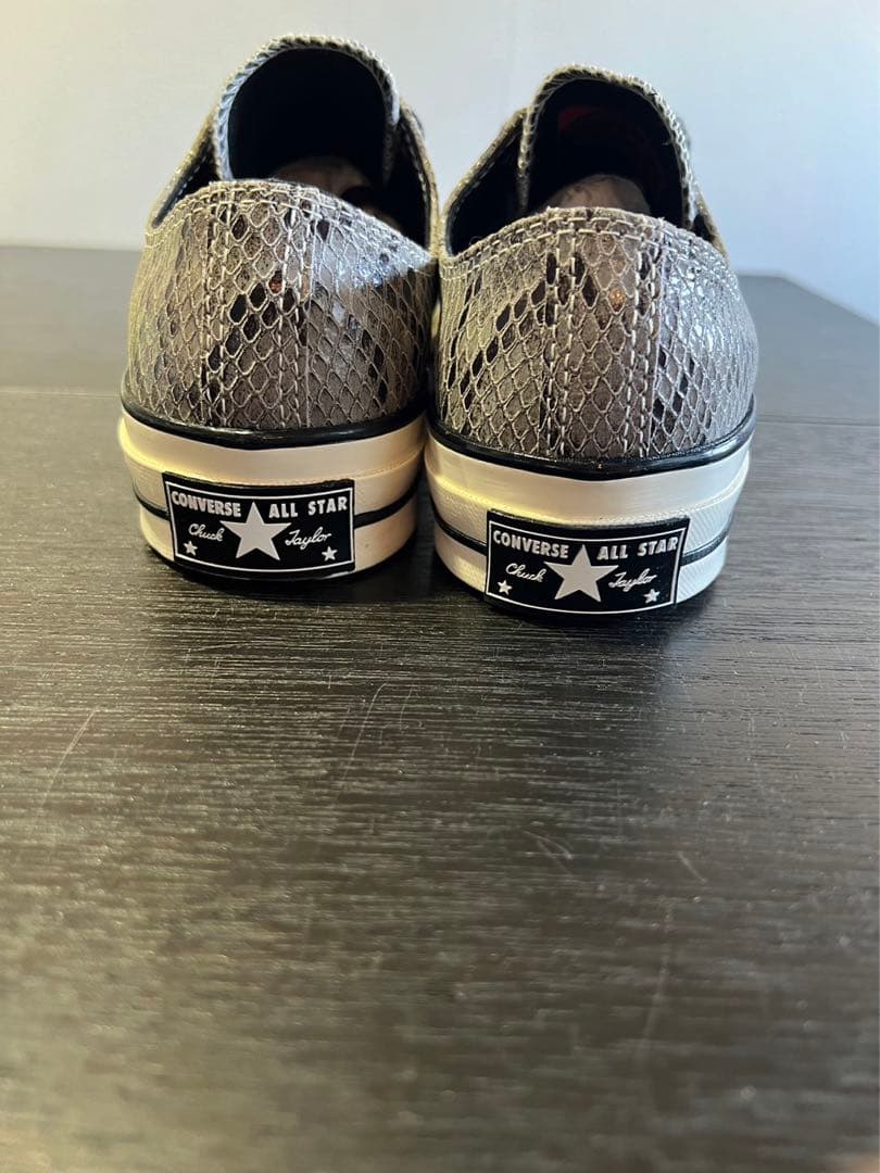 三ツ星コンバースチャックテイラーCT70SNAKESKINLEATEHRLOW