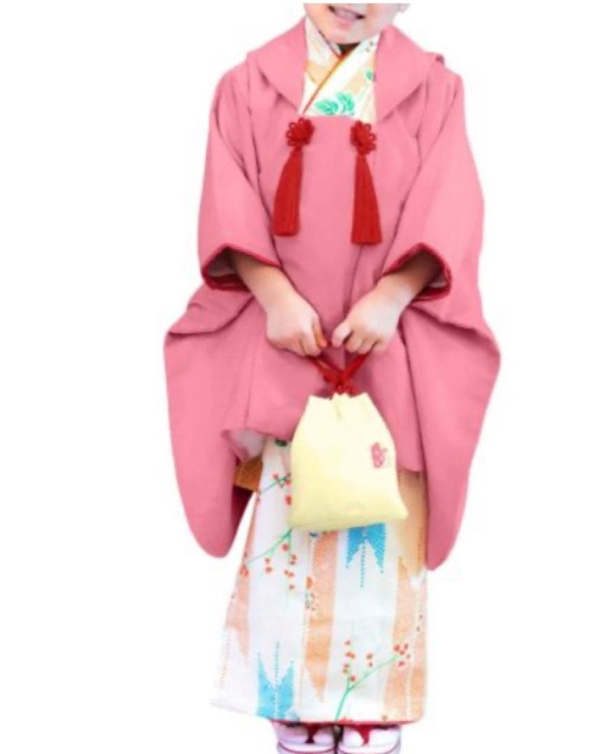 新品未使用　ひさかたろまん　3歳被布コートセット　黄色